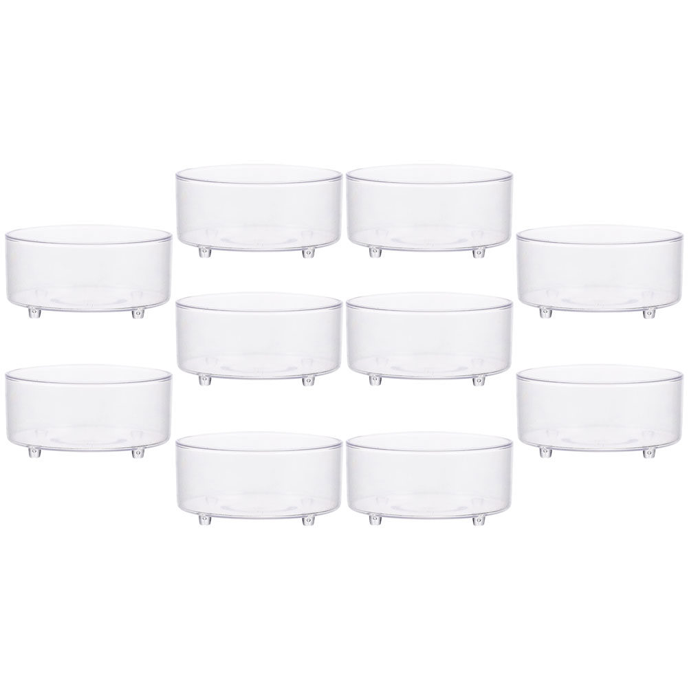 10Pcs Acrylic Reptile Food Dis - Water Dish Reptile ulasan dan harga
